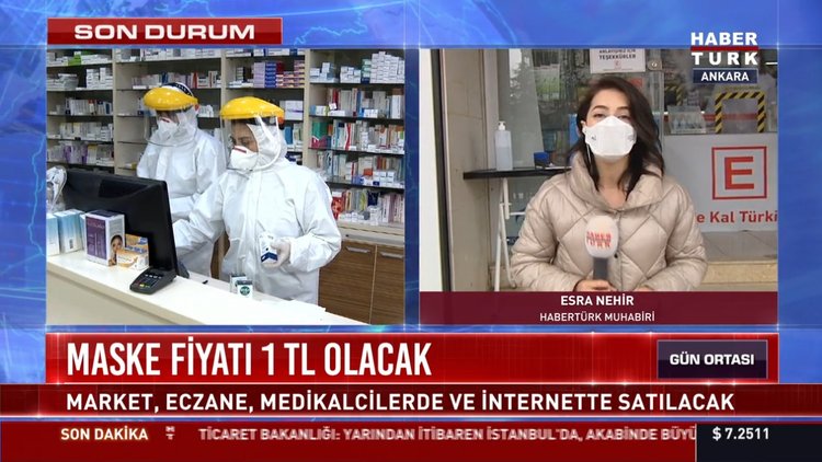 Maskede tavan fiyat belli oldu! Peki maske kaç TL'den satılacak?