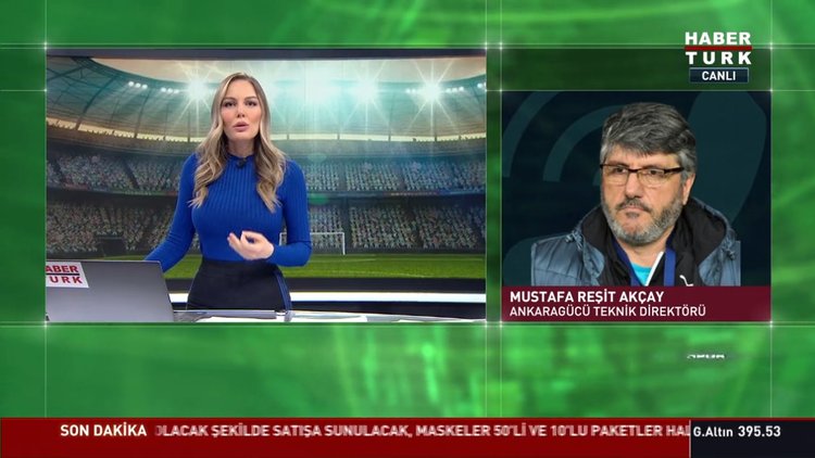 Ankaragücü Teknik Direktörü Mustafa Reşit Akçay Habertürk'e konuştu