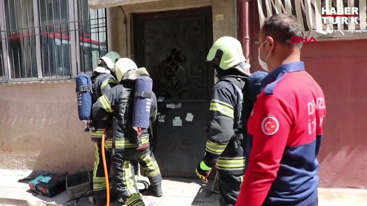 Evden yayılan kötü koku paniğe neden oldu