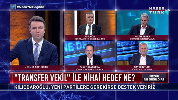 Nedir Ne Değildir - 17 Mayıs 2020 ("Transfer vekil" ile nihai hedef ne?)