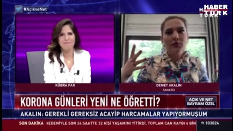 Demet Akalın: Ben bayağı müsrifmişim