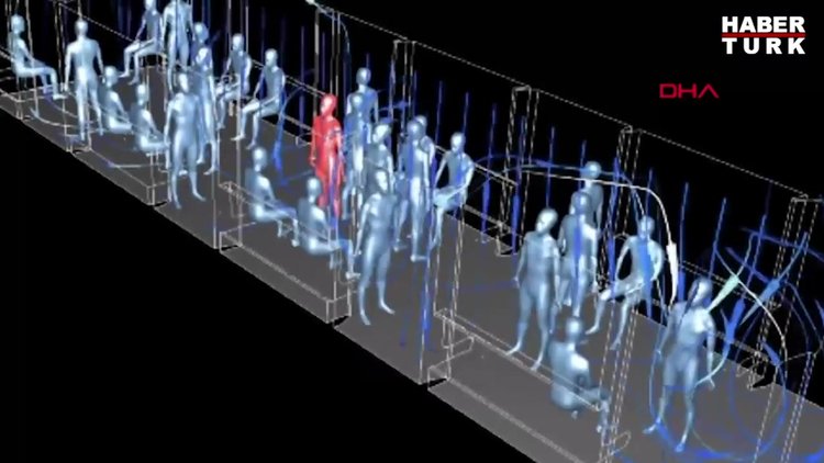 Metroda korkutan deney!