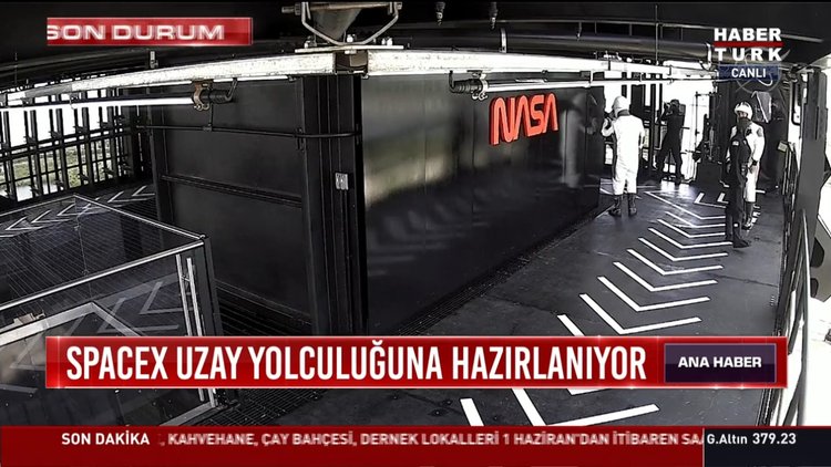 SPACEX uzay yolculuğuna hazırlanıyor
