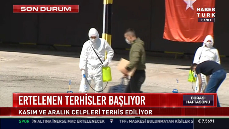 Ertelenen terhisler başlıyor