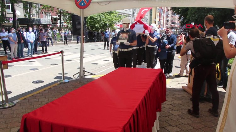 Şehit polis memuru, son yolculuğuna uğurlandı