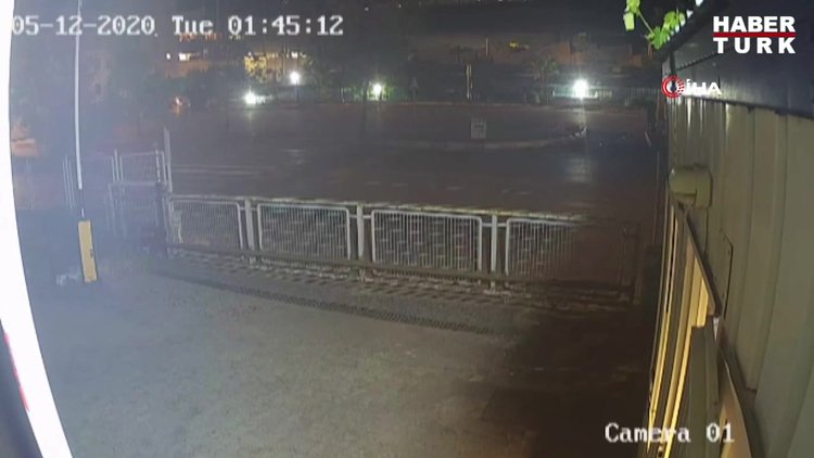 Kendilerini uyaran güvenlik görevlisine böyle kurşun yağdırdılar