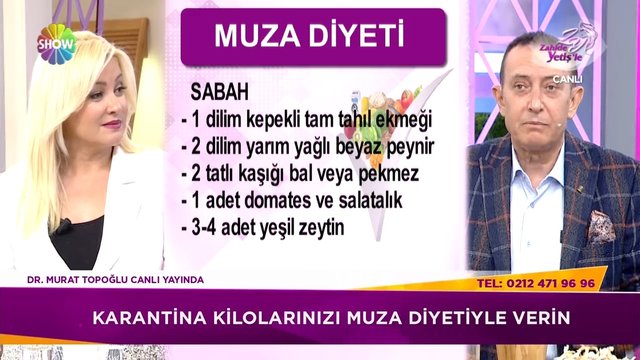 Muza diyeti nasıl yapılıyor?