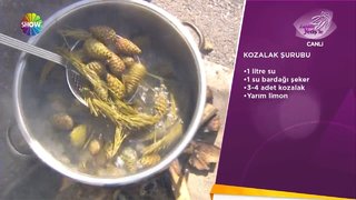 Tire'nin köylü kadınları hem organik hem de geleneksel bir lezzet olan Kozalak Şurubu tarifini verdi.