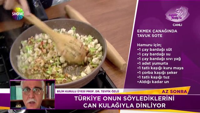 Ekmek çanağında tavuk sote