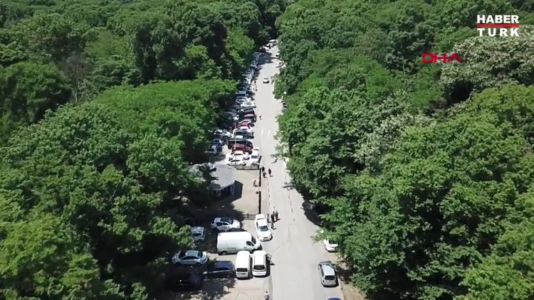 BELGRAD ORMANI TIKLIM TIKLIM DOLDU... UZUN ARAÇ KUYRUKLARI OLUŞTU 1