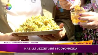 Nazillili ev hanımları nadir Ihlamur reçeli yapımının inceliklerini anlattılar.