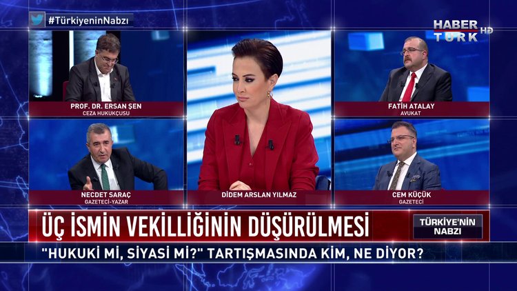 Türkiye'nin Nabzı - 8 Haziran 2020 (Üç ismin vekilliğinin düşürülmesi hukuki mi, siyasi mi?)