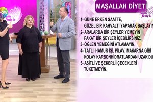 ''Maşallah'' diyeti!