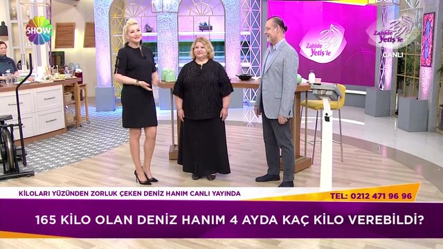 Deniz Hanım 4 ayda kaç kilo verdi?