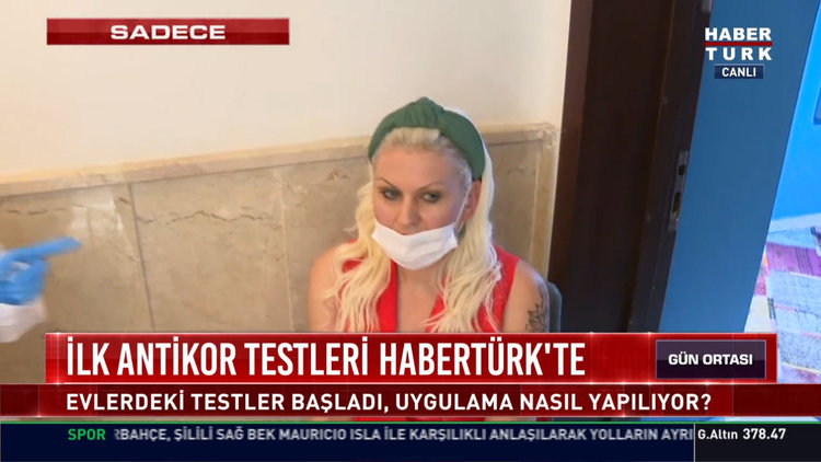 İlk antikor testleri Habertürk'te