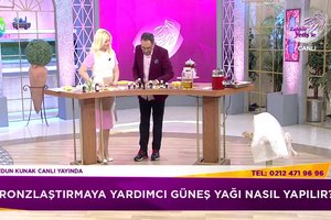 Bronzlaştıran doğal güneş yağı!