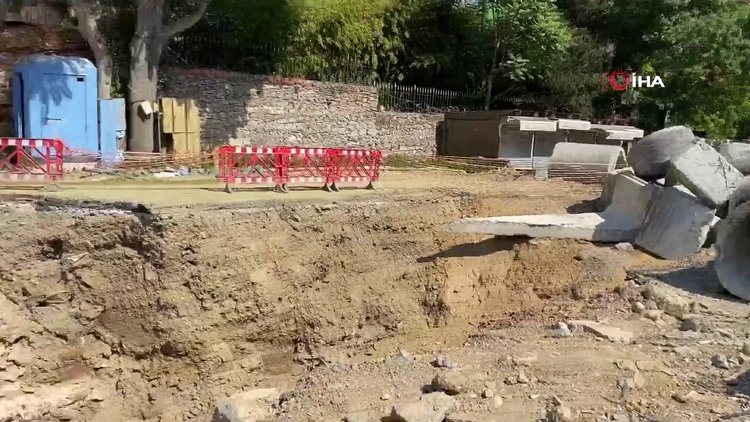 Ortaköy'deki kazıda tarihi kalıntılar bulundu