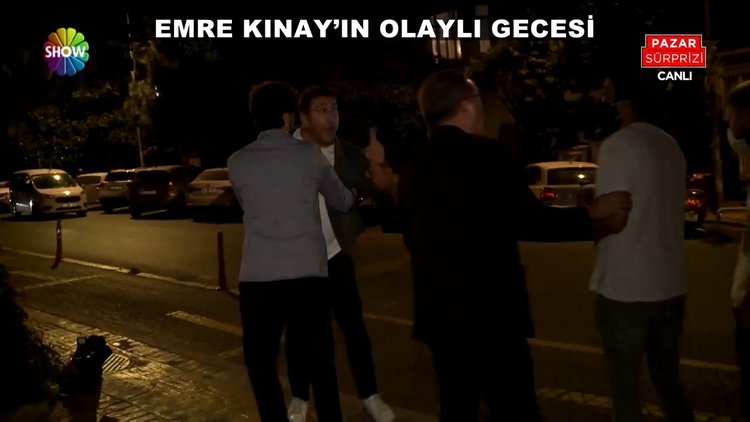 Emre Kınay'ın olaylı gecesi!