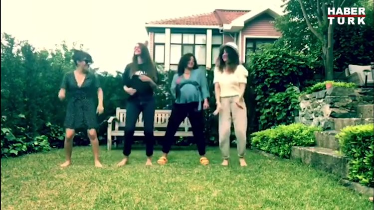 Dostlarından Cansu Tosun'a ziyaret