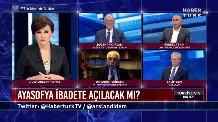 Türkiye'nin Nabzı - 15 Haziran 2020 (Ayasofya ibadete açılsın mı açılmasın mı; kim, ne diyor?)