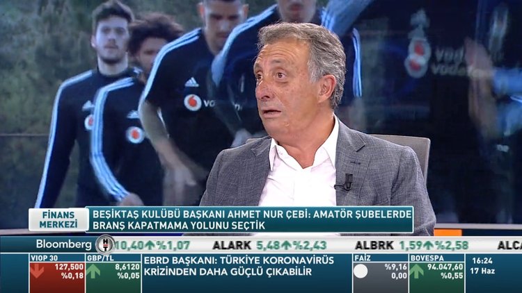 Beşiktaş Spor Kulübü Başkanı Ahmet Nur Çebi Bloomberg HT'de soruları yanıtladı