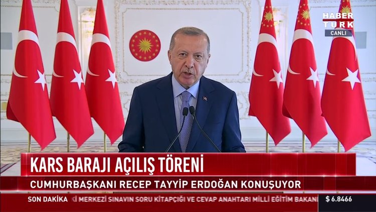 Kars baraj açılış töreni