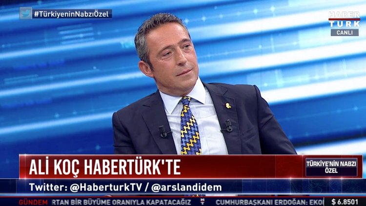 Fenerbahçe Başkanı Ali Koç, Habertürk TV'de konuştu - 1 Temmuz 2020