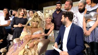 Takımlar ikonların saç ve makyajını yapmak için yarıştı. 