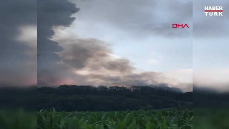 Son dakika haberi Sakarya'da havai fişek fabrikasında patlama!