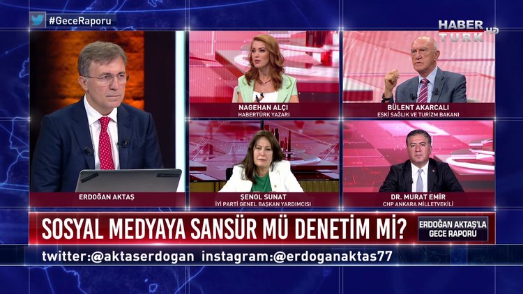 Gece Raporu - 7 Temmuz 2020 (Sosyal medyaya sansür mü denetim mi?)