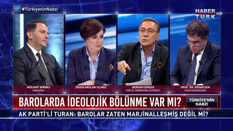 Türkiye&#039;nin Nabzı - 8 Temmuz 2020 (Barolarda ideolojik bölünme var mı; barolar marjinal mi, değil mi?)