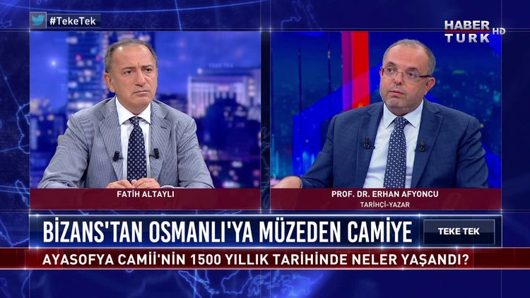 Teke Tek - 14 Temmuz 2020 (Bizans'tan Osmanlı'ya müzeden camiye Ayasofya'nın tarihi)