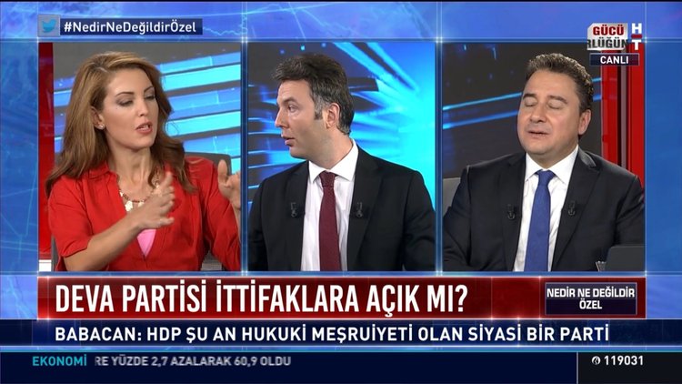 DEVA Partisi Genel Başkanı Ali Babacan Habertürk'te
