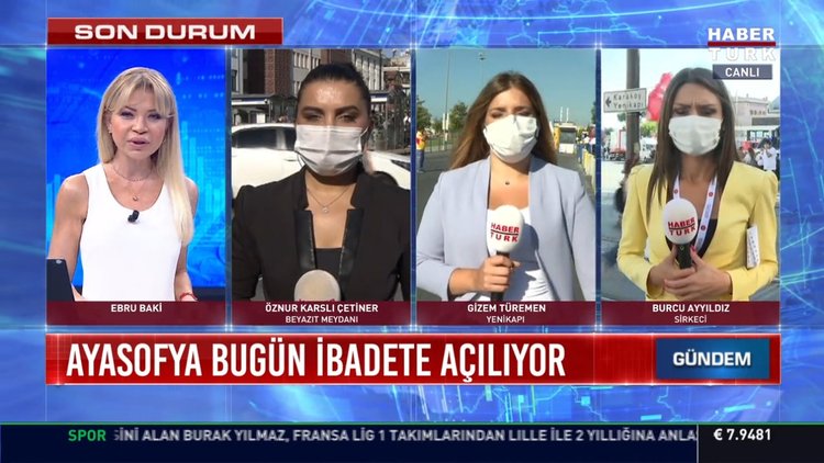 Ayasofya camii açılıyor