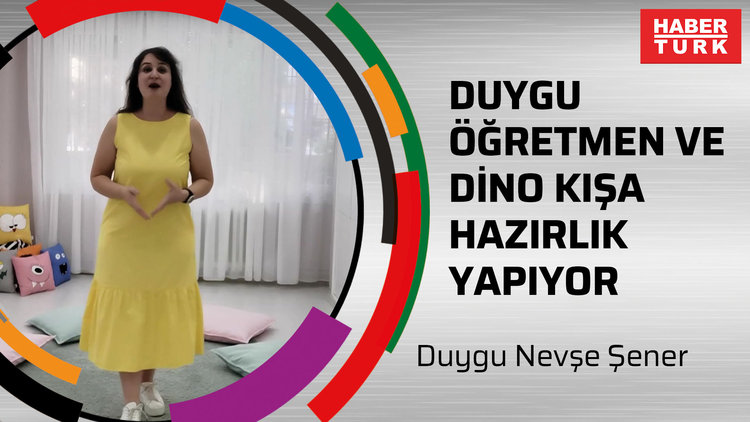 Duygu Öğretmen ve Dino kışa hazırlık yapıyor