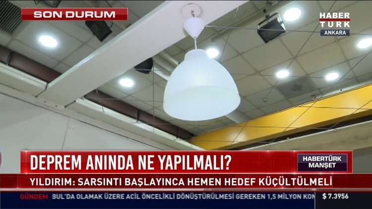 Deprem anında ne yapılmalı?