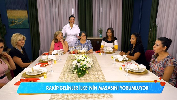 Gelinler, dünürlerin masasını değerlendirdi!