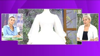 Modacı Tetyana Gençağa tasarım gelinlikler yapılırken nelerden ilham aldığını anlattı