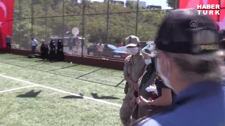 Giresun'daki selde şehit olan Uzman Jandarma Çavuş Erdem Çıtır son yolculuğuna uğurlandı