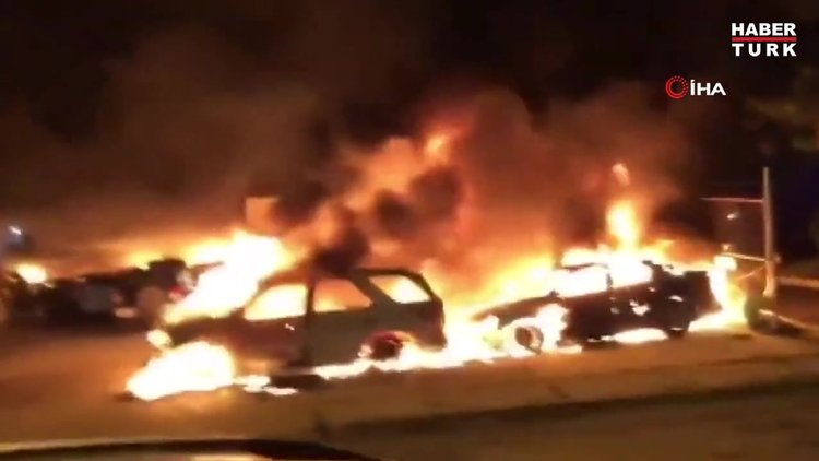 ABD’de Blake protestosunda onlarca araç ateşe verildi