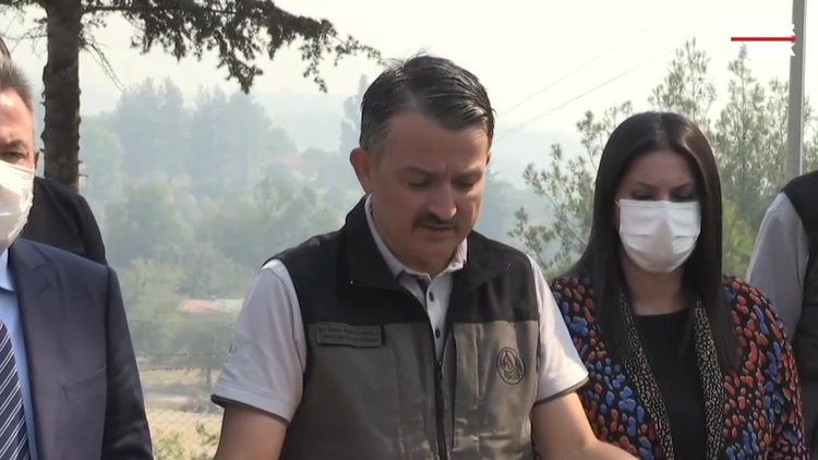 Bakan Pakdemirli: Kozan'daki orman yangını tamamen kontrol altında