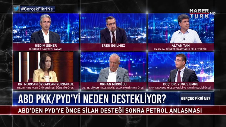 Gerçek Fikri Ne - 26 Ağustos 2020 (ABD PKK/PYD'yi neden destekliyor, hedefi ne?)