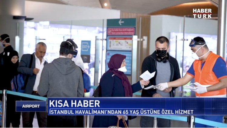 İstanbul Havalimanı'ndan 65 Yaş Üstü Yolculara Özel Hizmetler