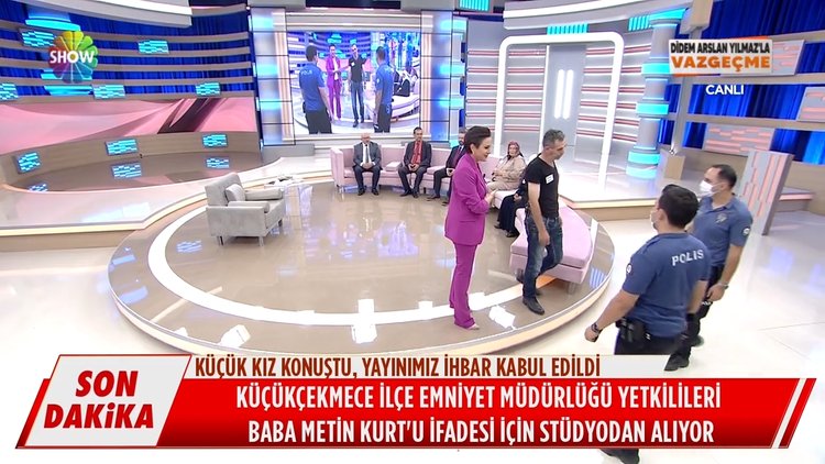 Metin Kurt ifadesi için canlı yayında stüdyodan alındı!