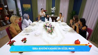 Asuman'la Sevgili Dünürüm'de ilk kez bir gelinin masası diğer yarışmacılardan tam not aldı.