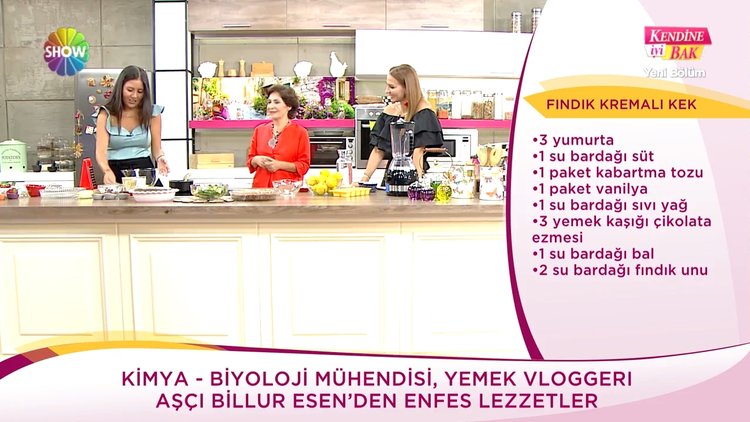 Fındık kremalı kek tarifi