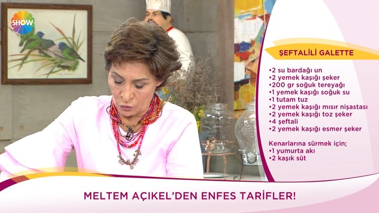 Şeftalili galette tarifi