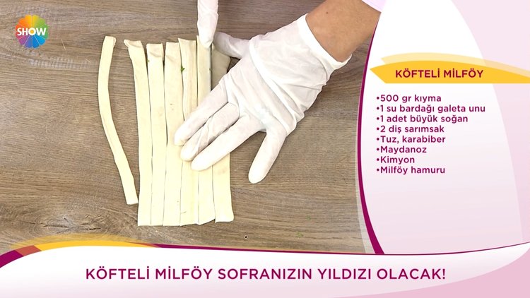 Köfteli milföy tarifi