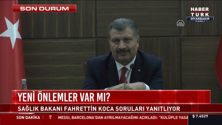 Sağlık Bakanı Fahrettin Koca, Diyarbakır'da açıklamalarda bulundu