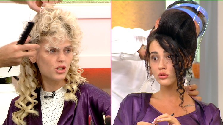 Özge ve Birten arasında ''Terlik'' atışması